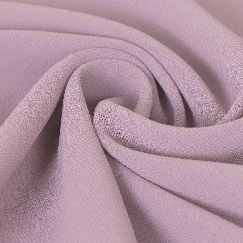 LMVERNA Womens Chiffon Bridal Evening Soft Wrap Scarf Shawl, Chiffon Scarf Ribbon Scarf for Women and Girls (Dusty Pink) - Image 3